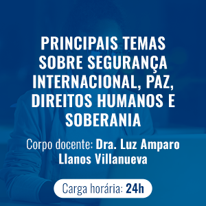 PRINCIPAIS TEMAS SOBRE SEGURANÇA INTERNACIONAL, PAZ, DIREITOS HUMANOS E SOBERANIA