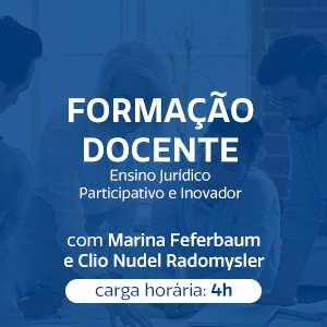 FORMAÇÃO DOCENTE: ENSINO JURÍDICO PARTICIPATIVO E INOVADOR